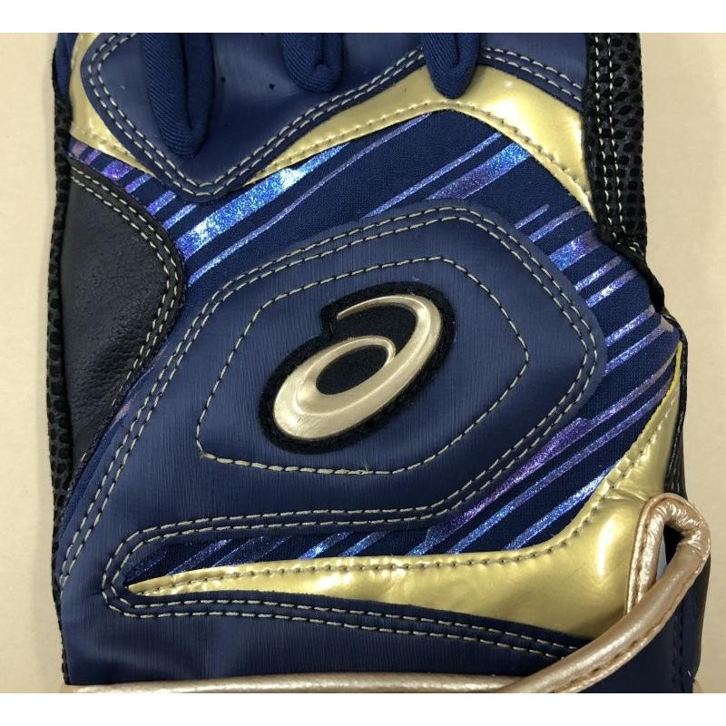 ASICS（アシックス） 野球 バッティンググローブ 手袋 ゴールド