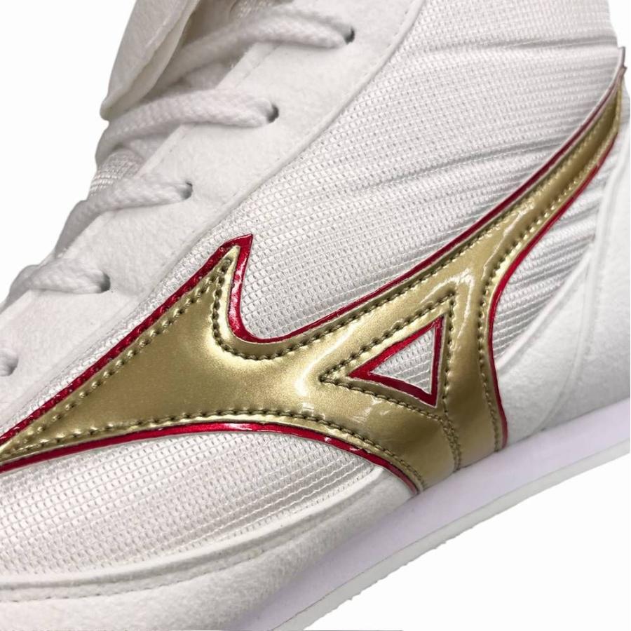 Mizuno ボクシングシューズ レッド/ゴールド MIZUNO（ミズノ） ボクシングシューズ イージースペクトラ 52メタル