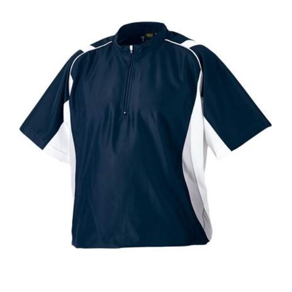 ゼット（ZETT） 野球 半袖ハーフジップジャンパー : ライナースポーツ