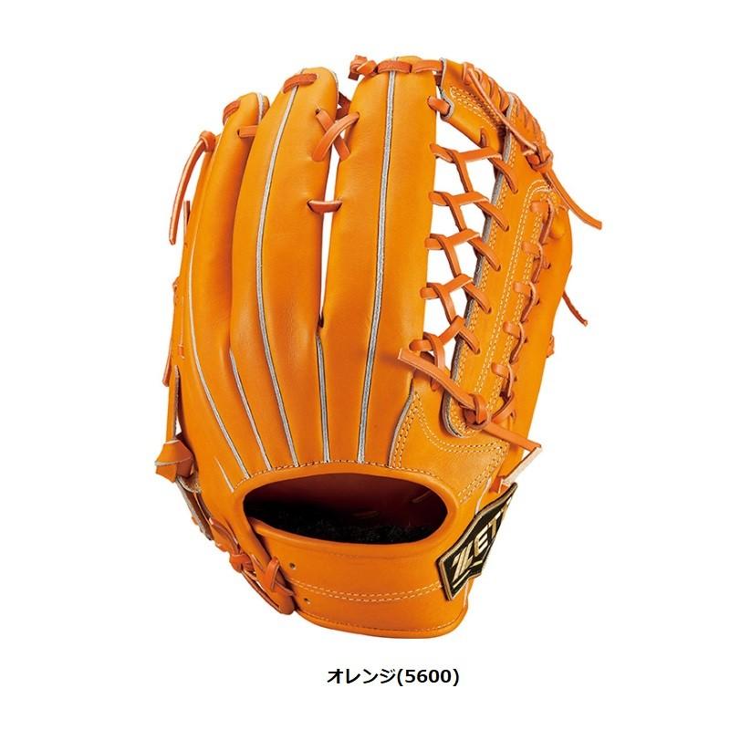 軟式 少年用 外野手オレンジ ゼット（ZETT） 野球 軟式グラブ グローブ 外野手用 ネオステイタス