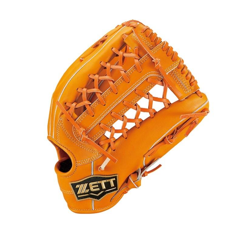 ZETT NEO STATUS 軟式グローブ ネイビー/オレンジ美品 ZETT NEO STATUS