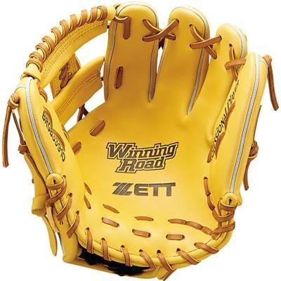 ZETT Winning Road イエローグローブ BRGB33910 ゼット 野球 軟式グラブ グローブ オールラウンド用 ウイニング