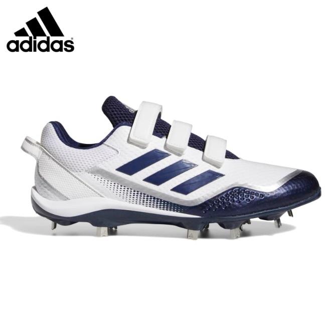 adidas（アディダス） 野球 3本ベルト 埋込金具スパイク 金属歯 樹脂底