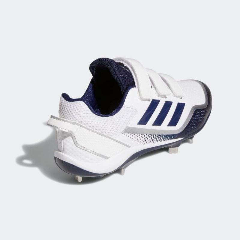 新品  アディダス 野球スパイク レア adidas（アディダス） 野球 3本ベルト 埋込金具スパイク 金属歯 樹脂底