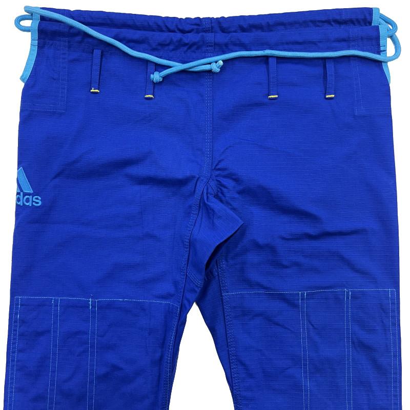 アディダス adidas 柔術着 上下セット 帯なし チャレンジ2.0 ブルー JAPANモデル ryu JJ350-20-BLUE｜liner｜12