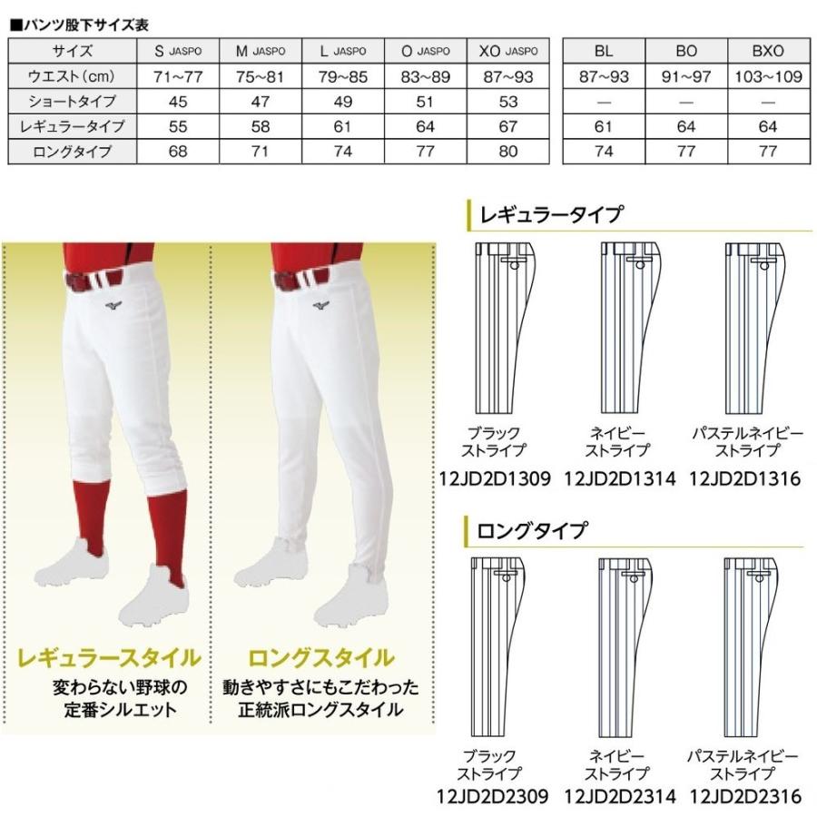 MIZUNO ミズノ 野球ユニフォームパンツ ピンストライプ MIZUNO ミズノ 野球ユニフォームパンツ ピンストライプ