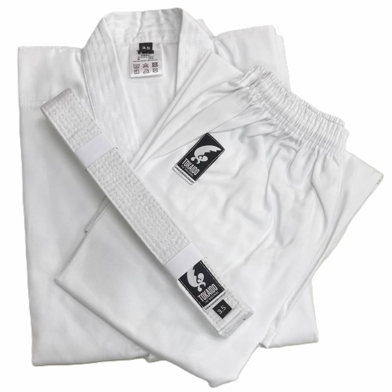 【0〜3.5号】東海堂　空手着 上下セット 白帯付き 初心 東海堂ラベル 空手衣 子供用 初心者用 KARATE  上下白帯セット TKD-A | 東海堂 | 13