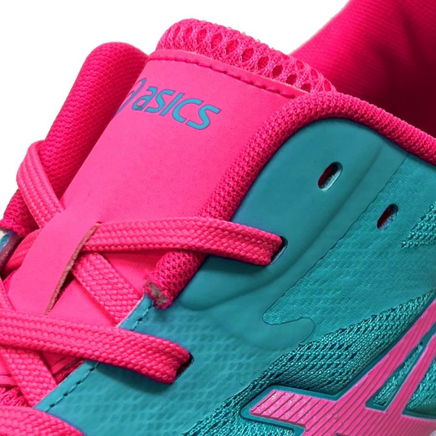 【サイズ交換送料無料】アシックス バレーボールシューズ V-SWIFT FF 3 SO オリジナルデザイン ローカット 紐タイプ メンズ レディース 水色×桃色×黒 VA02 | ASICS | 12