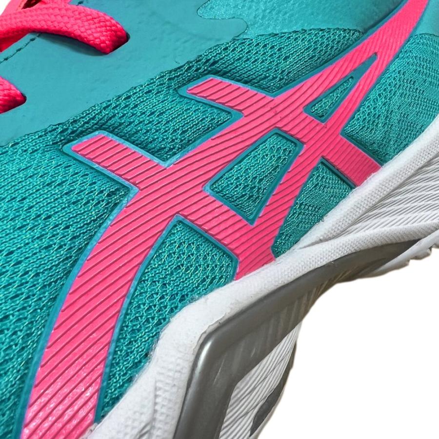 【サイズ交換送料無料】アシックス バレーボールシューズ V-SWIFT FF 3 SO オリジナルデザイン ローカット 紐タイプ メンズ レディース 水色×桃色×黒 VA02 | ASICS | 15