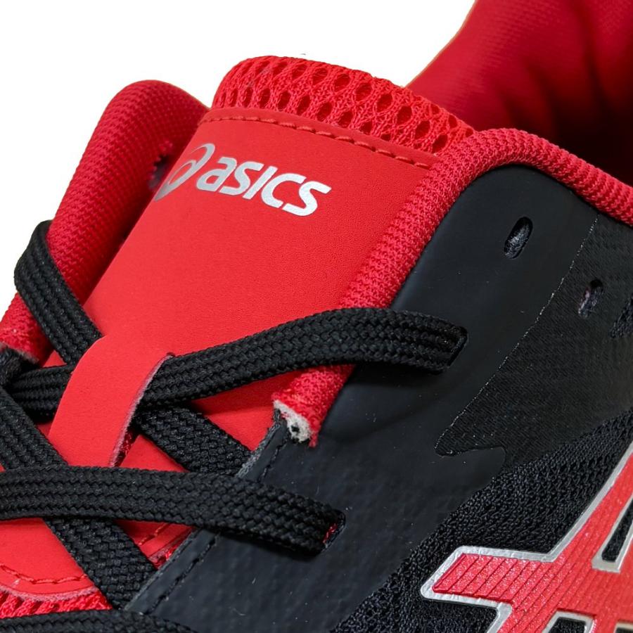 【サイズ交換送料無料】アシックス 2E 4E バレーボールシューズ V-SWIFT FF 3 SO オリジナルデザイン ローカット 紐タイプ 幅広 ワイド 甲高 赤×黒×銀 VA05 | ASICS | 11