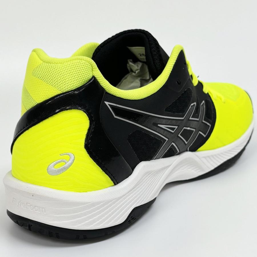 【サイズ交換送料無料】アシックス 2E 4E バレーボールシューズ V-SWIFT FF 3 SO オリジナルデザイン ローカット 紐タイプ 幅広 ワイド 甲高 黄×黒×銀 VA11 | ASICS | 09