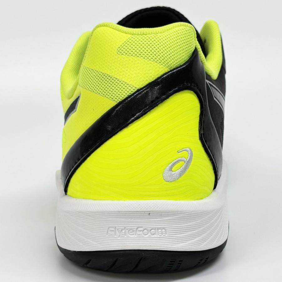 【サイズ交換送料無料】アシックス 2E 4E バレーボールシューズ V-SWIFT FF 3 SO オリジナルデザイン ローカット 紐タイプ 幅広 ワイド 甲高 黄×黒×銀 VA11 | ASICS | 10