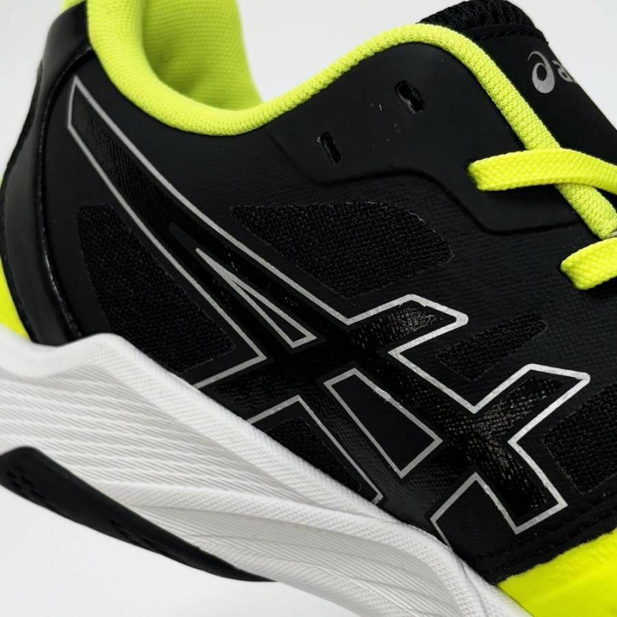 【サイズ交換送料無料】アシックス 2E 4E バレーボールシューズ V-SWIFT FF 3 SO オリジナルデザイン ローカット 紐タイプ 幅広 ワイド 甲高 黄×黒×銀 VA11 | ASICS | 12