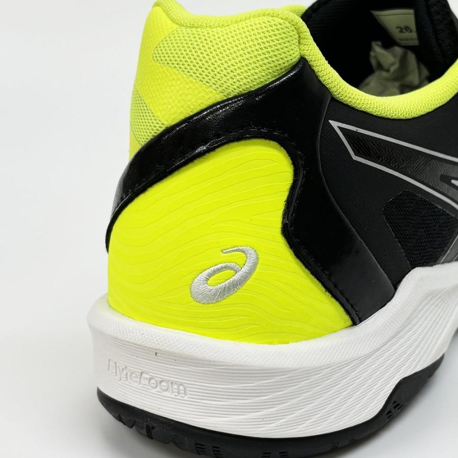 【サイズ交換送料無料】アシックス 2E 4E バレーボールシューズ V-SWIFT FF 3 SO オリジナルデザイン ローカット 紐タイプ 幅広 ワイド 甲高 黄×黒×銀 VA11 | ASICS | 15