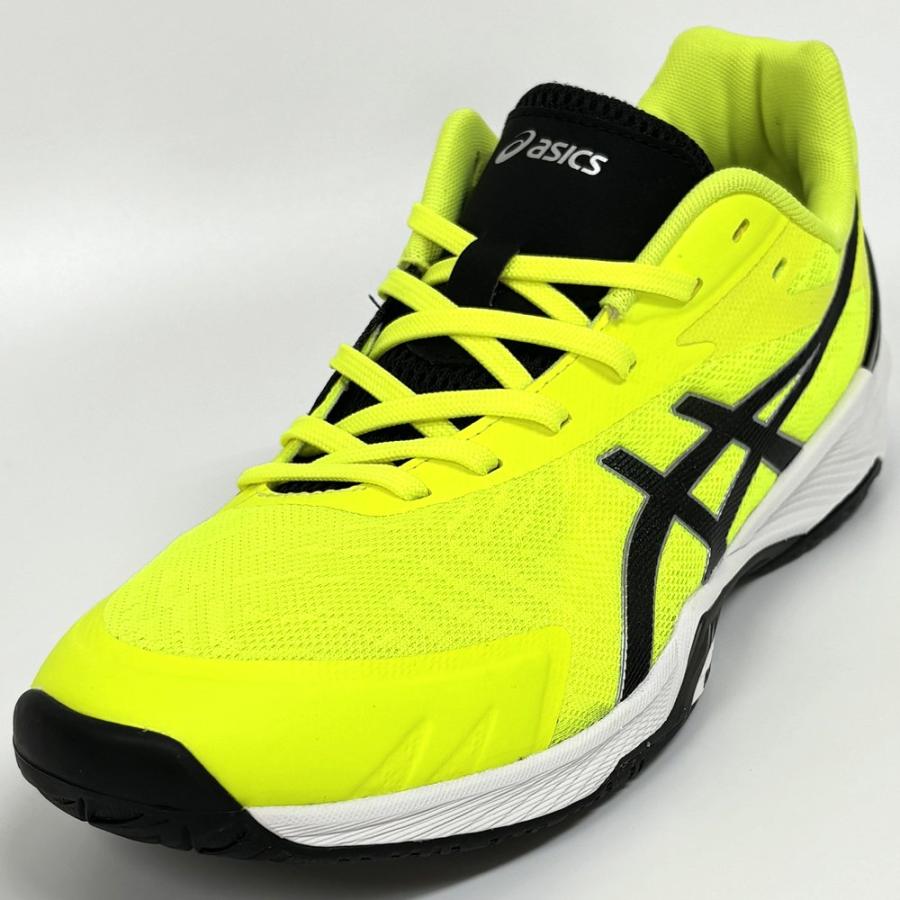 【サイズ交換送料無料】アシックス 2E 4E バレーボールシューズ V-SWIFT FF 3 SO オリジナルデザイン ローカット 紐タイプ 幅広 ワイド 甲高 黄×黒×銀 VA11 | ASICS | 06
