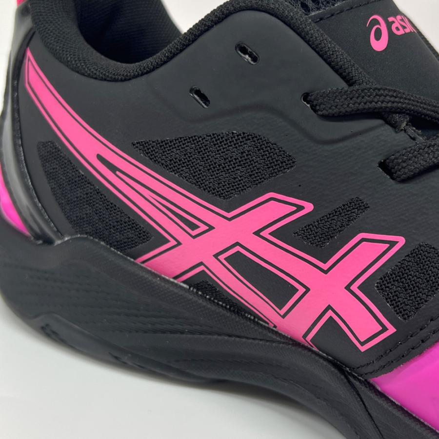 【サイズ交換送料無料】アシックス 2E バレーボールシューズ V-SWIFT FF 3 SO オリジナルデザイン ローカット 紐タイプ メンズ レディース ピンク×黒 VA22 |  | 11