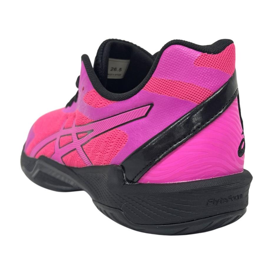 【サイズ交換送料無料】アシックス 2E バレーボールシューズ V-SWIFT FF 3 SO オリジナルデザイン ローカット 紐タイプ メンズ レディース ピンク×黒 VA22 |  | 13