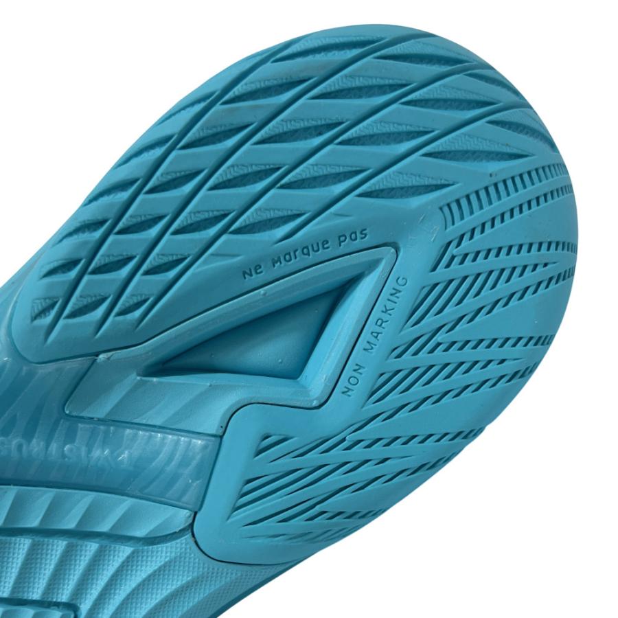 【サイズ交換送料無料】アシックス 2E バレーボールシューズ V-SWIFT FF 3 SO オリジナルデザイン ローカット 紐タイプ メンズ レディース 白×水色 VA29 | ASICS | 14