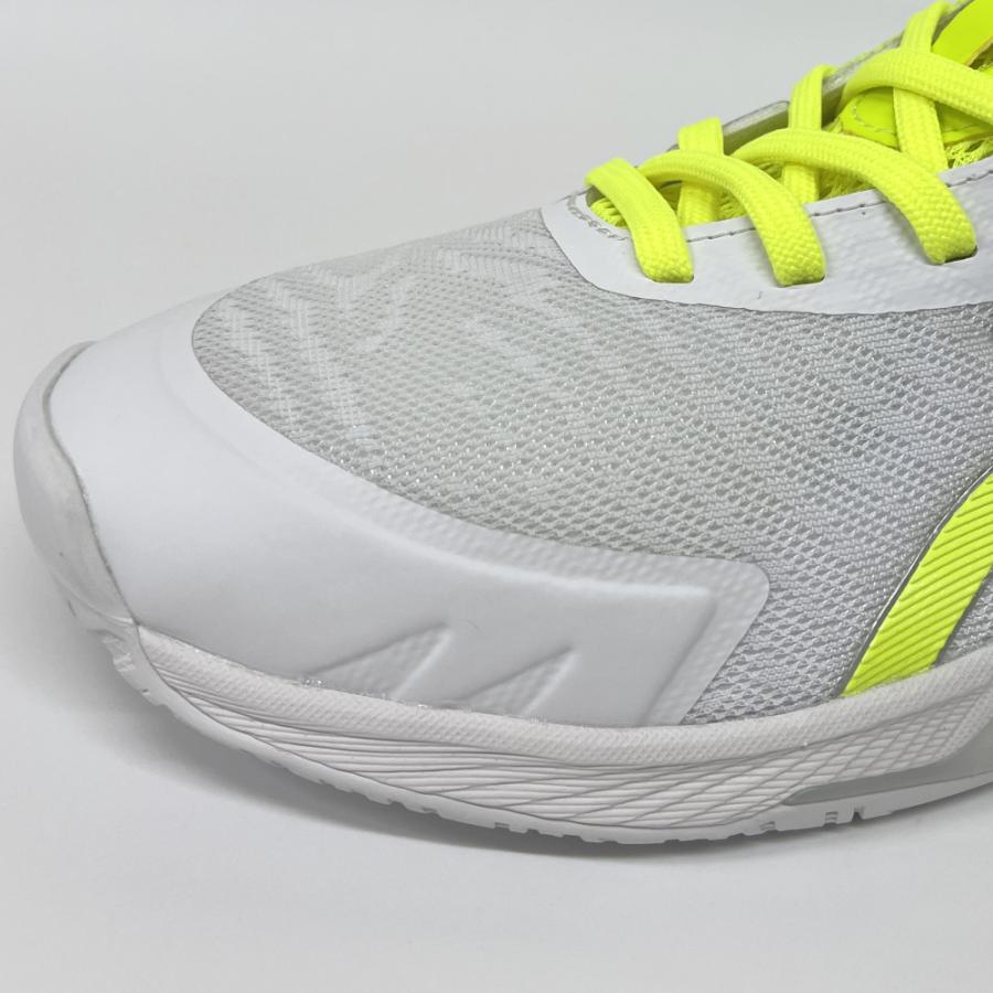 【サイズ交換送料無料】アシックス 2E バレーボールシューズ V-SWIFT FF 3 SO オリジナルデザイン ローカット 紐タイプ メンズ レディース 白×黄色×銀 VA30 | ASICS | 16