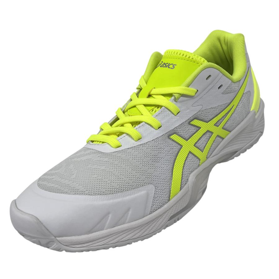 【サイズ交換送料無料】アシックス 2E バレーボールシューズ V-SWIFT FF 3 SO オリジナルデザイン ローカット 紐タイプ メンズ レディース 白×黄色×銀 VA30 | ASICS | 04