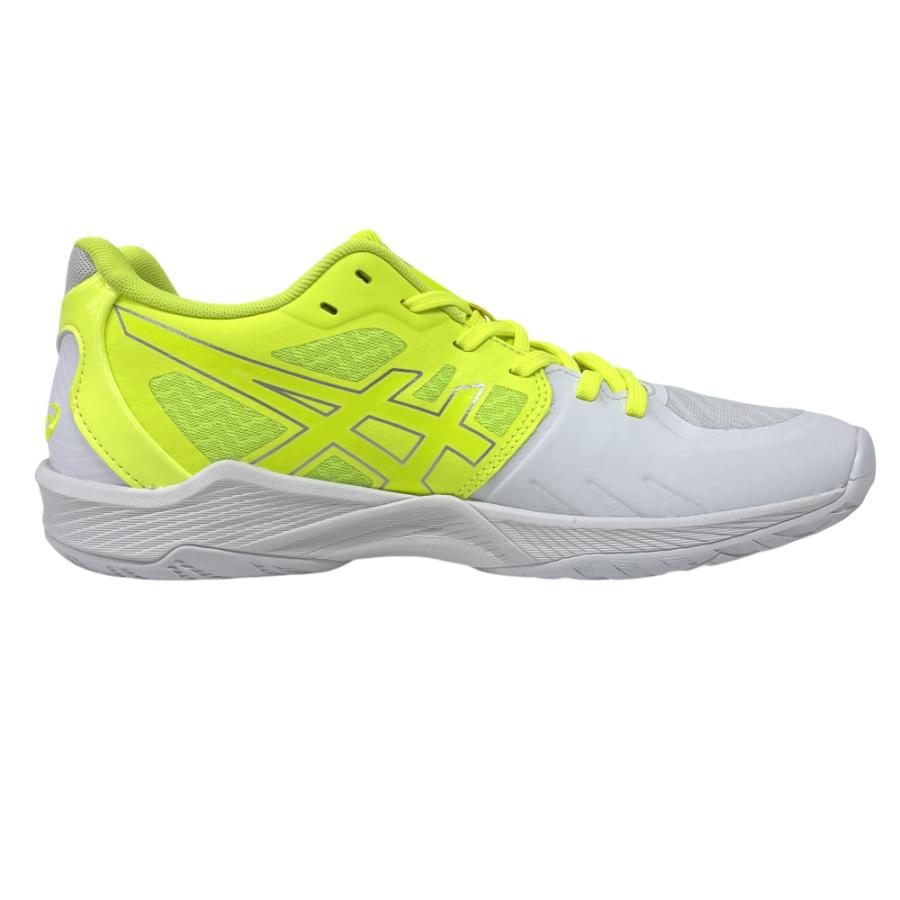【サイズ交換送料無料】アシックス 2E バレーボールシューズ V-SWIFT FF 3 SO オリジナルデザイン ローカット 紐タイプ メンズ レディース 白×黄色×銀 VA30 | ASICS | 06