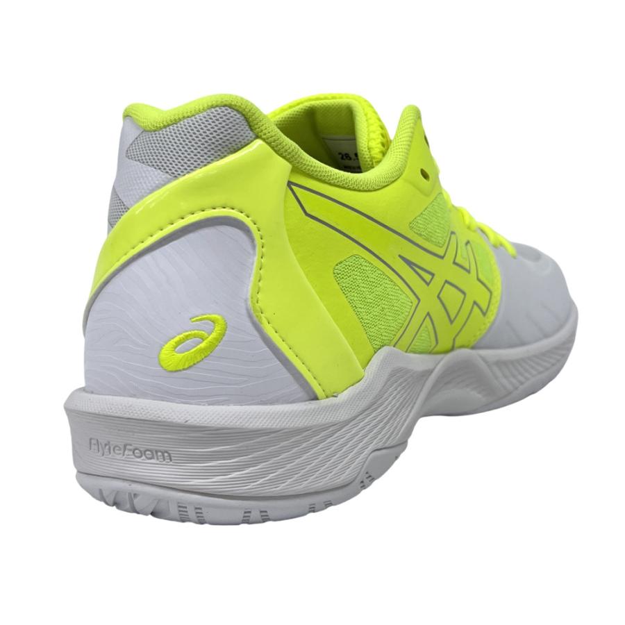 【サイズ交換送料無料】アシックス 2E バレーボールシューズ V-SWIFT FF 3 SO オリジナルデザイン ローカット 紐タイプ メンズ レディース 白×黄色×銀 VA30 | ASICS | 07