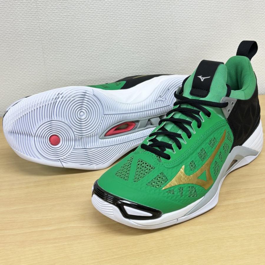 【サイズ交換送料無料】ミズノ バレーボールシューズ WAVE MOMENTUM オリジナルデザイン ローカット 紐タイプ メンズ レディース VM18 | MIZUNO | 02