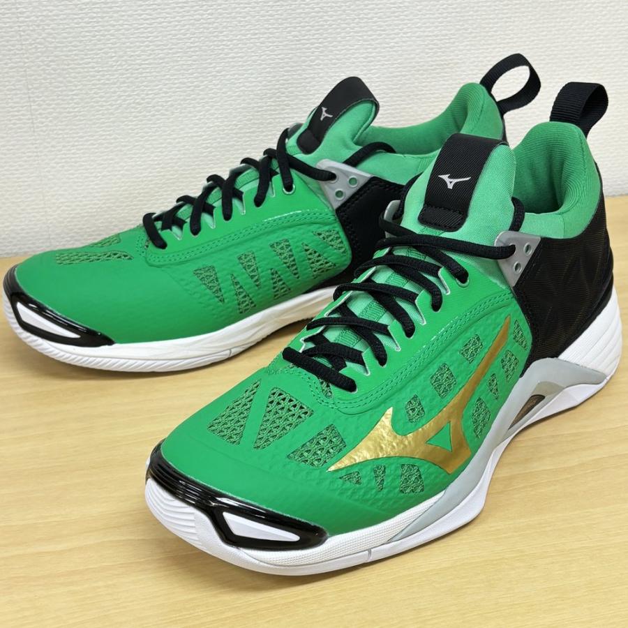 【サイズ交換送料無料】ミズノ バレーボールシューズ WAVE MOMENTUM オリジナルデザイン ローカット 紐タイプ メンズ レディース VM18 | MIZUNO | 06