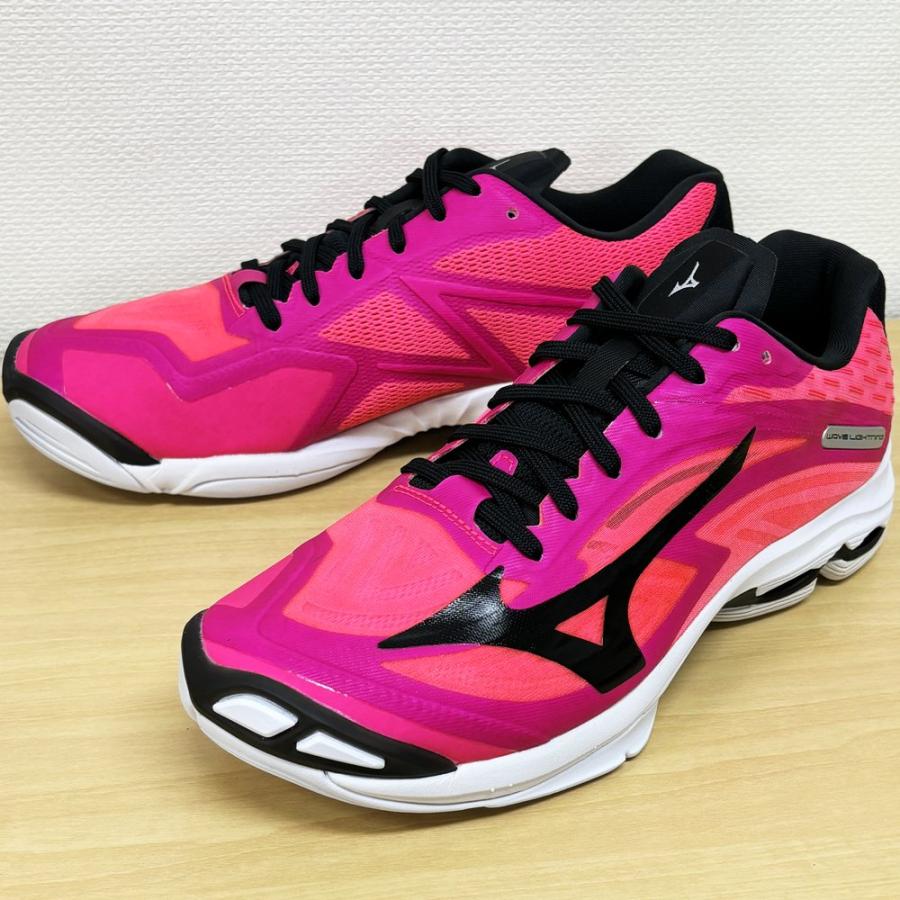 【サイズ交換送料無料】ミズノ バレーボールシューズ WAVE LIGHTNING オリジナルデザイン ローカット 紐タイプ メンズ レディース VM35 | MIZUNO | 06