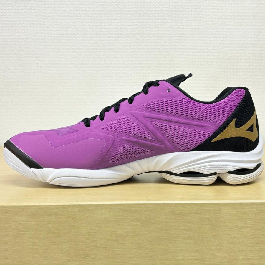 【サイズ交換送料無料】ミズノ バレーボールシューズ WAVE LIGHTNING オリジナルデザイン ローカット 紐タイプ メンズ レディース VM37 | MIZUNO | 03