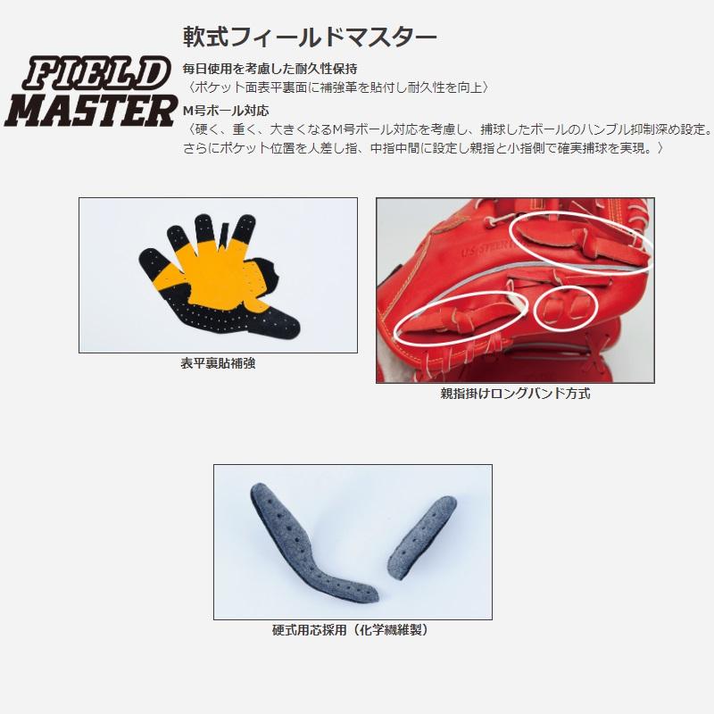 ワールドペガサス フィールドマスター 一般軟式 グローブ グラブ 外野用 極美品 ワールドペガサス（WORLD PEGASUS） 野球 軟式グラブ グローブ