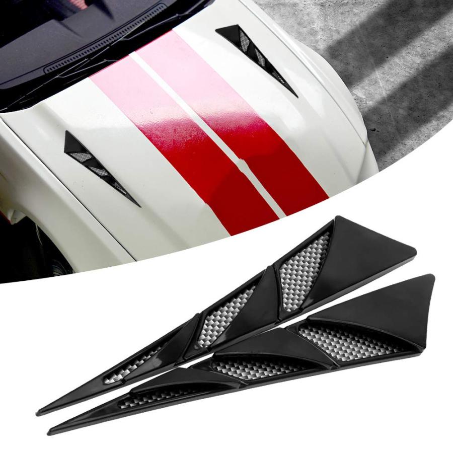 Morytrade 3連 ダミーダクト 汎用エアロ ボンネット フェンダー カーボン エンブレム 車 自動車 サイドダクト エアダクト B07w1xcfd5 ラインズ本舗 通販 Yahoo ショッピング