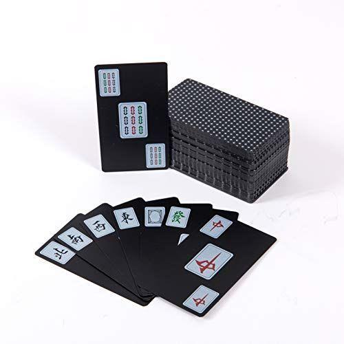 供え ほうねん堂 麻雀 カード牌 携帯 素晴らしい品質 カードゲーム 静音 卓上ゲーム ポータブル ブラック 軽量 旅行 持ち運び
