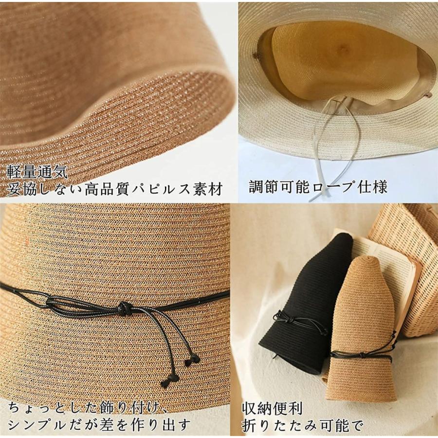 クリスマス特集22 帽子 レーディス 麦わら帽子 春夏 人気 可愛い 小顔効果 紫外線対策 折りたたみ 携帯便利 つば広 Uvカット 日よけ 旅行 海辺 自転車 Dprd Jatimprov Go Id
