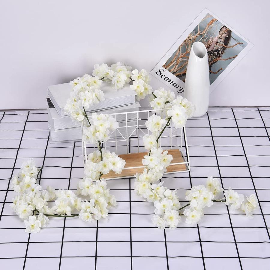 Pknoclan 造花 桜 藤の花 造花藤 インテリア飾り 吊るす 壁掛け 枯れない花 人工観葉植物 結婚式 パーティー 宴会 部屋 リビン Line Store 通販 Yahoo ショッピング