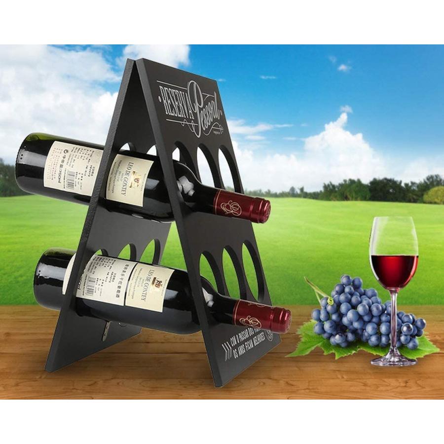 W23 折りたたみ式 ワインラック 木製 アンティーク ホルダー ワイン ケース 6本 54 Off ボトル インテリア 収納 シャンパン 6本収納