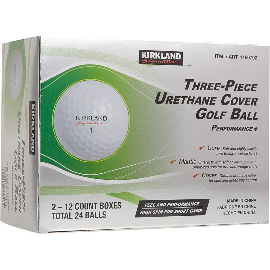 送料無料 カークランド ゴルフボール 3ピース構造ウレタンカバー  24球入×4 アクセサリー 取寄せ可