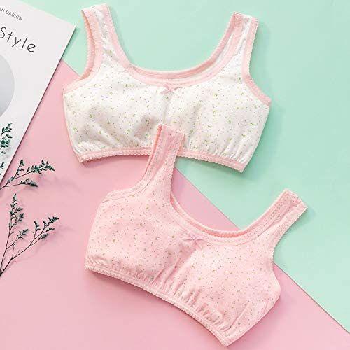 着後レビューで Eipatu ブラジャー ハーフトップ ガールズ 子供用 タンクトップ ジュニアブラ 小学生 2枚セット 女の子 インナー 可愛い スポーツ Avmap Gr