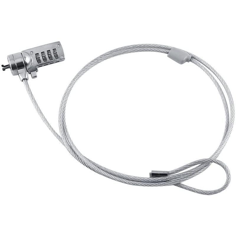 ノートブックセキュリティロック パスワード 4桁 セキュリティ セキュリティコンピュータロック ワイヤーロック 標準ロック 盗難防止 高強度 新しい到着 4桁