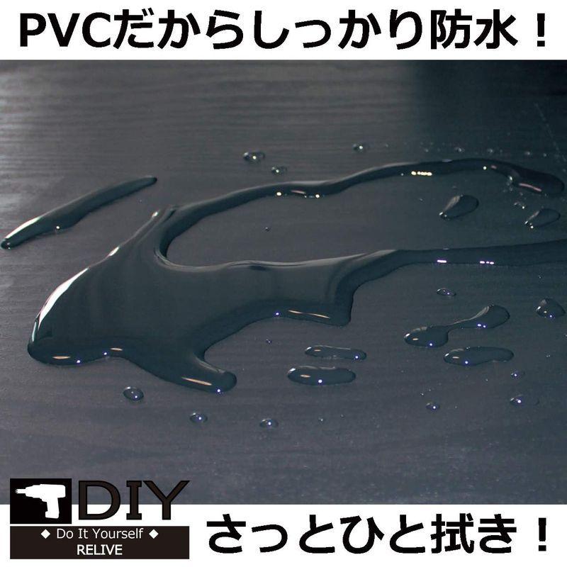 最新号掲載アイテム Relive 壁紙シール 簡単 模様替え おしゃれ 木目 Diy45cm 10m 木目ブラック Dprd Jatimprov Go Id