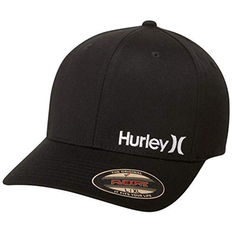 最大78％オフ！ 代引き人気 Hurley Men#039;s One amp; Only Corp Flexfit Perma Curve Bill Baseball Hat Bl doccas.design doccas.design