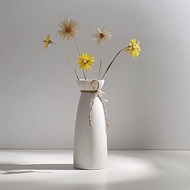 ホワイトセラミック 花瓶 白北欧 陶器 素陶 かびん フラワーベース 花器 おしゃれ シンプル 一輪挿し インテリア Ins 飾り 結婚式 送料無料 新品
