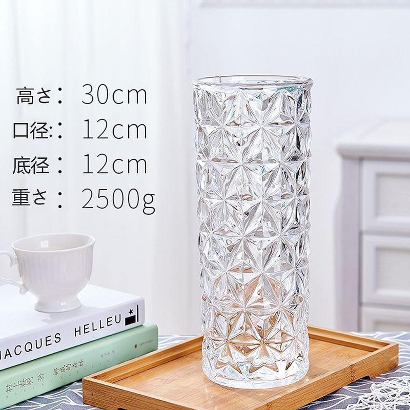 激安単価で 花瓶 フラワーベース 花器 ガラス 円柱 おしゃれ シンプル モダン 透明 生け花 シリンダー インテリア 部屋 玄関 リビング 飾り お店 Cisama Sc Gov Br