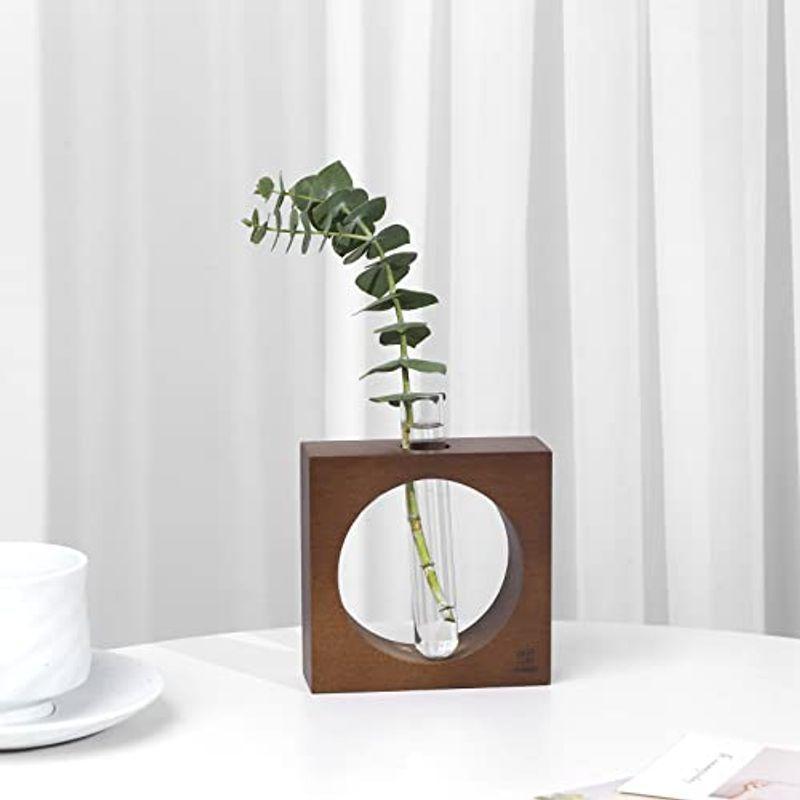 人気絶頂 天然素材良木工房yoshiki 一輪挿し 木製 試験管 花瓶 おしゃれ 北欧 ヒヤシンス 水耕栽培 容器 フラワーベース 生け花 インテリア Diresaica Gob Pe