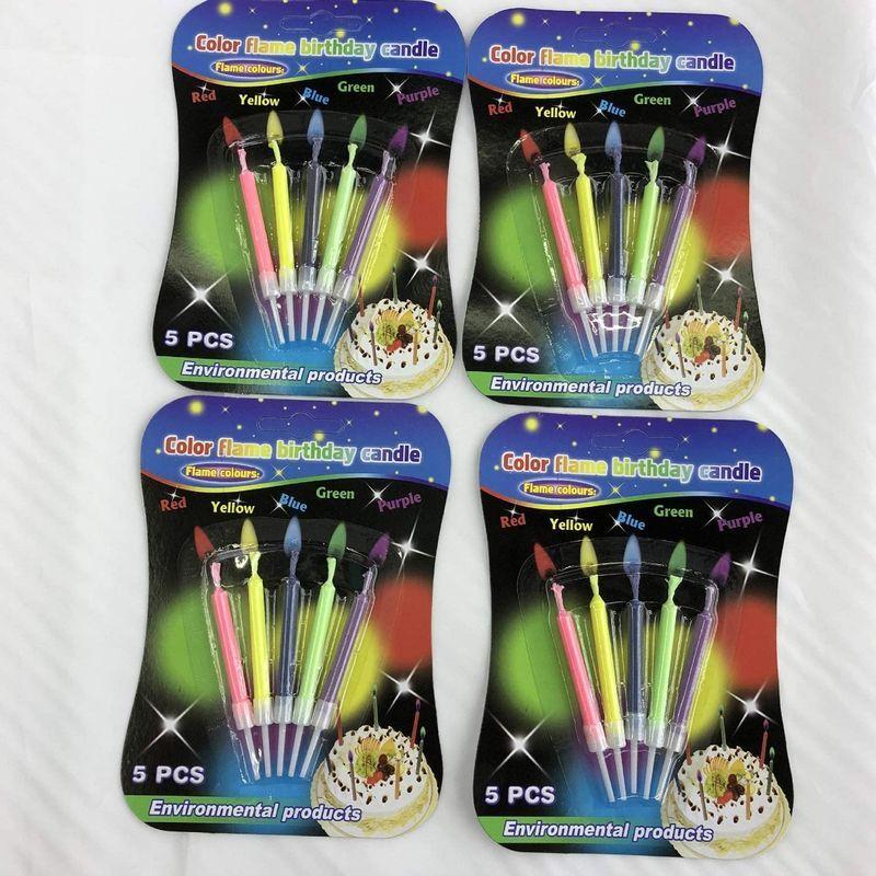 最大74 Offクーポン ノーブランド誕生日 クリスマス ケーキ用ろうそく カラーフレームバースデーキャンドル 5色セット 2セット 合計10本 カラフルカラーの Discoversvg Com