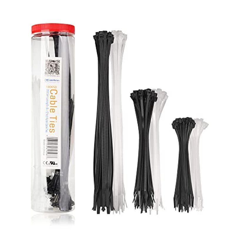 Cable Matters 結束バンド ケーブルタイ ブラック ホワイト2色 200本セット 15cm 20cm 30cm 3種類 ナイロン 18%OFF Cable Matters 結束バンド ケーブルタイ ブラック ホワイト2色 200本セット 15cm 20cm 30cm 3種類 ナイロン 18%OFF