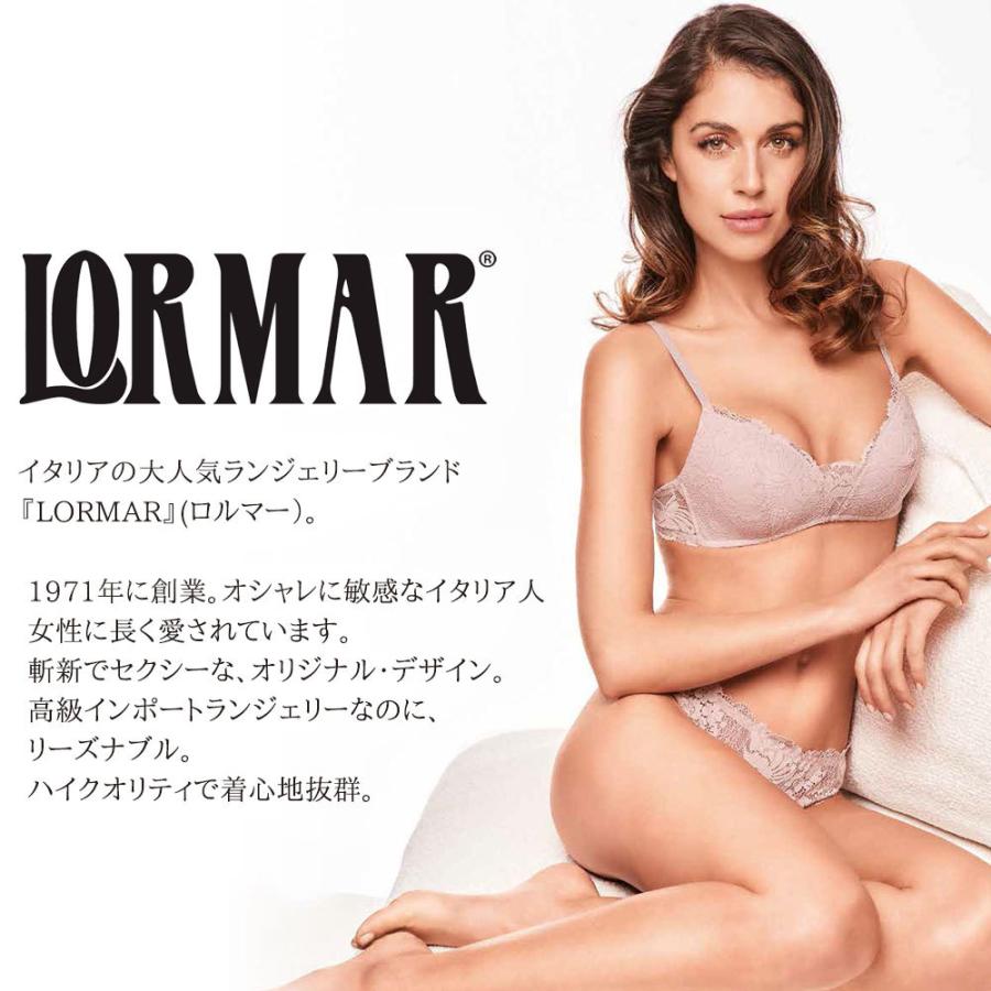 LORMAR  20329 POETICシリーズ／DEFILE イタリア ショーツ ブラジリアンショーツ ボタニカル模様 オールレース｜lingerie-felice｜04