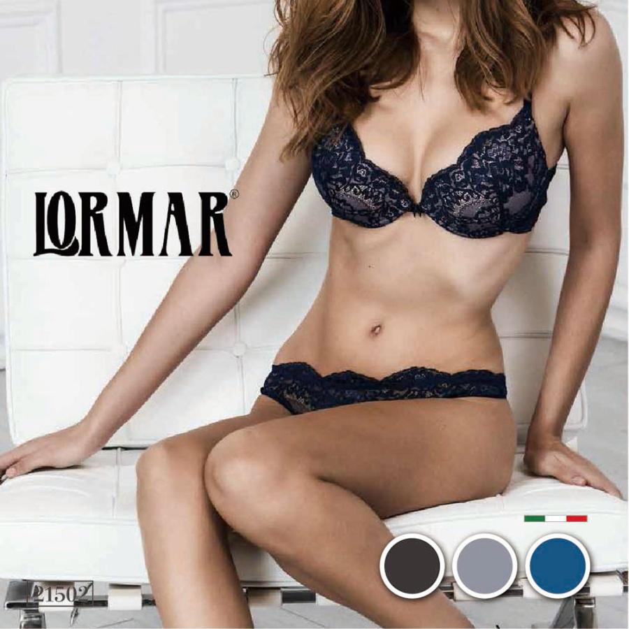 LORMAR ／ ロルマー ATELIER（アトリエ） イタリア　ソング Tバックショーツ 2WAYストレッチ ボタニカルレース｜lingerie-felice