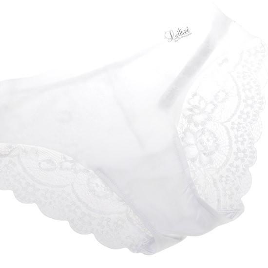Leilieve／レイリエヴ INVISIBLE イタリアインポート マイクロファイバー シームレス バック総レース スカラップレース ビキニ ...
