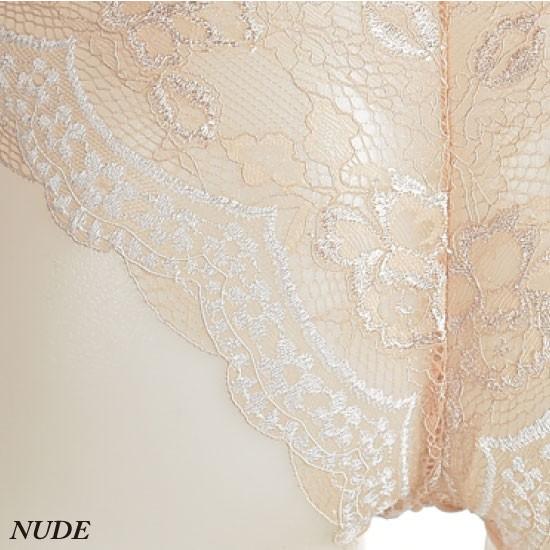 Leilieve／レイリエヴ INVISIBLE イタリアインポート マイクロファイバー シームレス 段差レス バック総レース ブラジリアン ...